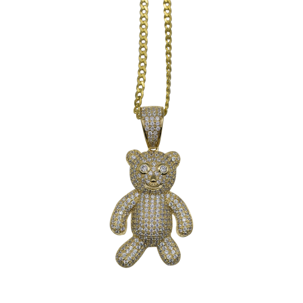 Icy Teddy Necklace